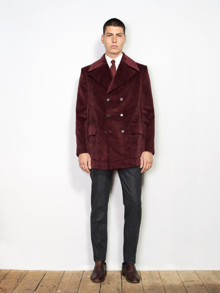 Burgundy 8 Wale Cord Brutus